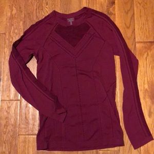 Plumb Athleta long sleeve shirt